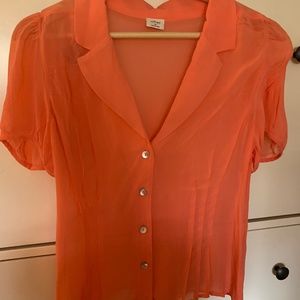 Wilfred Chiffon Madeleine Blouse NWOT